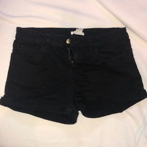Black shorts